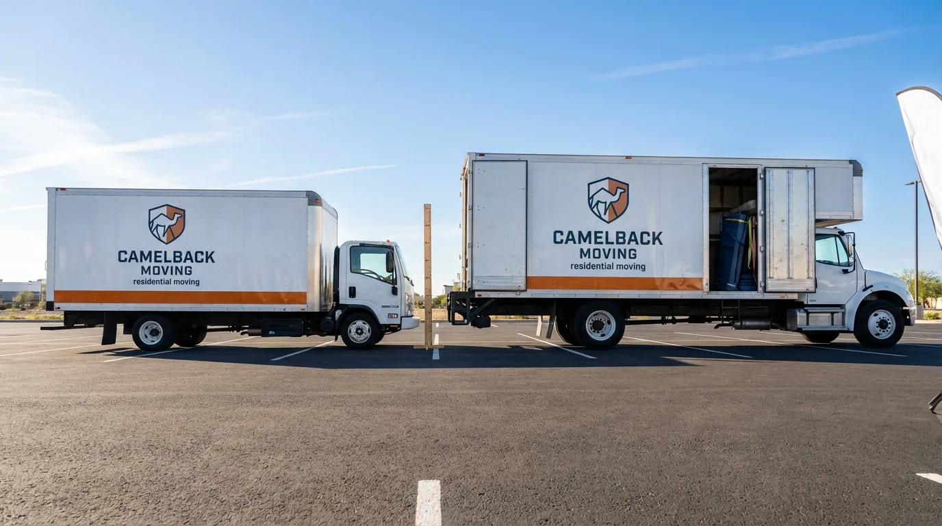 Moving truck size capacity guide in Floral Park